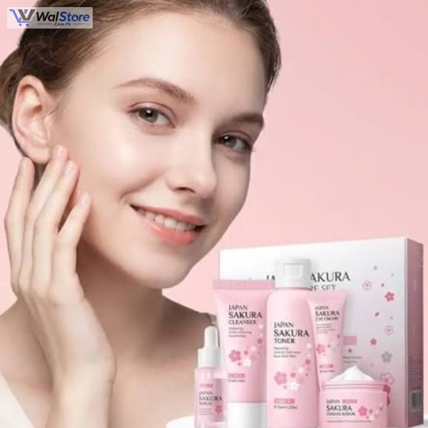 LAIKOU Japan Sakura 5 Pieces Skincare Set In Pakistan thumbnail 2