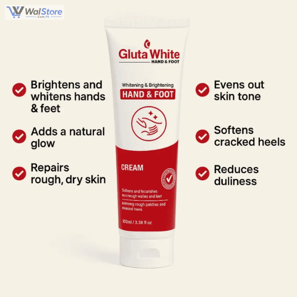 Gluta White Hand Foot Cream In Pakistan thumbnail 2