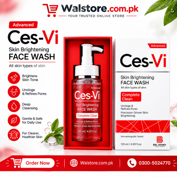 Ces-Vi Skin Brightening Face Wash 120ml In Pakistan thumbnail 3