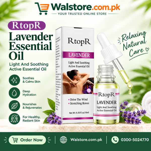 RtopR Lavender Body Oil 10ml Skin Smoothing Oil In Pakistan thumbnail 4