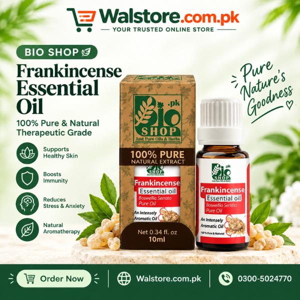 Frankincense Essential Oil 10ml Pure for Skin &amp; Face In Pakistan thumbnail 3