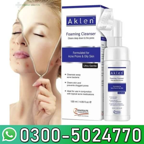 Aklen Foaming Cleanser 120ml In Pakistan thumbnail 2