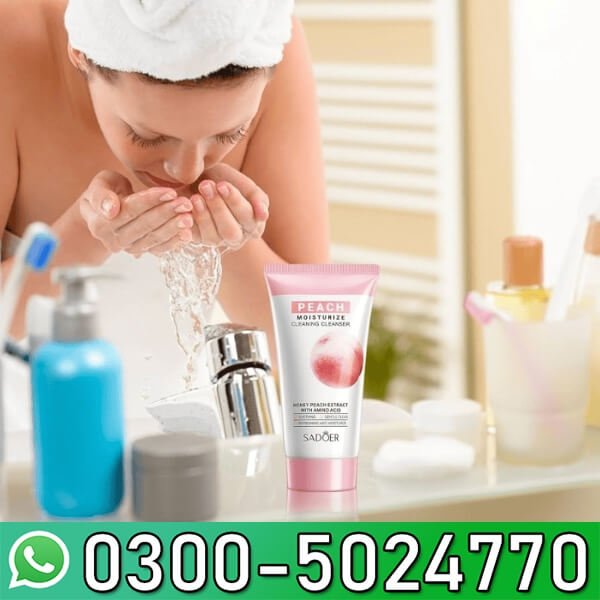 SADOER Refreshing &amp; Moisturizing Honey Peach Cleanser thumbnail 2