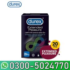 Durex Extended PLeasure Enhanced Lubricant Designed To Make Him Last Longer 20 Condoms