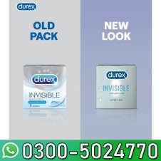 Durex Invisible Extra Thin 3 Condoms