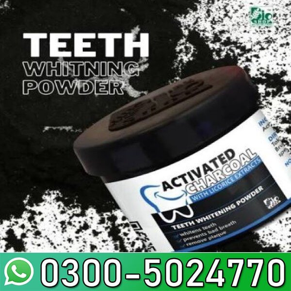 ACTIVATED CHARCOAL TEETH WHITENING