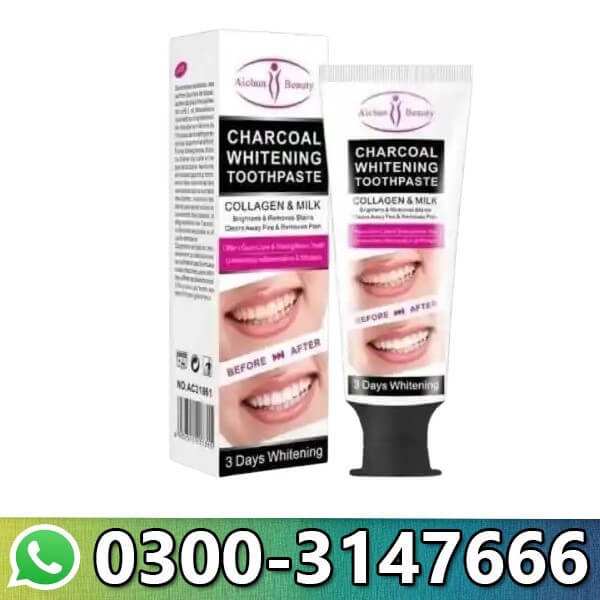  Aichun Beauty Charcoal 3 Day Toothpaste In Pakistan