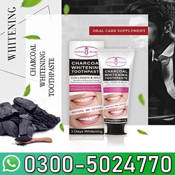 Aichun Beauty Charcoal 3 Day Toothpaste In Pakistan