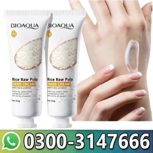 BIOAQUA Rice Raw Pulp Hand Cream Price In Pakistan