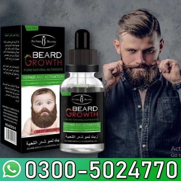 Beard & Mustache Growth Oil in Pakistan