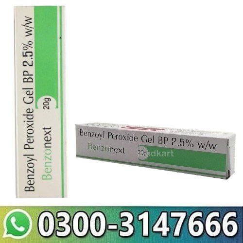  Benzonext 2.5% Gel In Pakistan