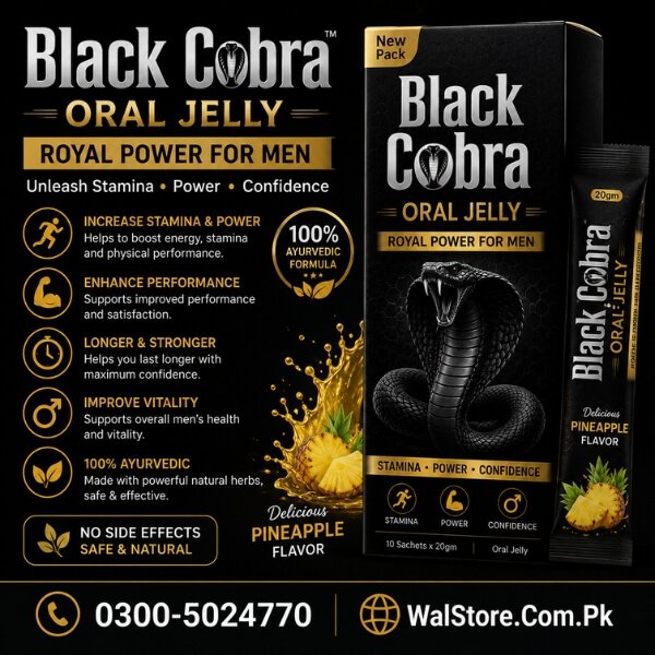 Black Cobra Oral Jelly in Pakistan
