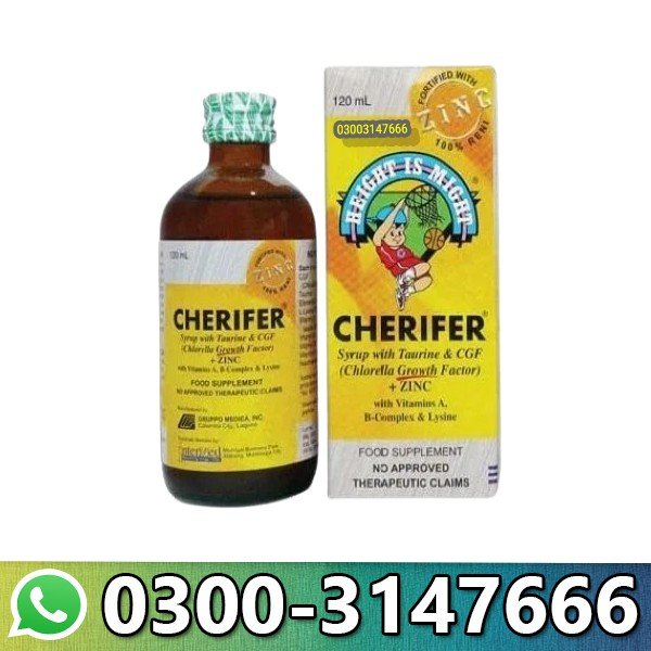  Cherifer Syrup with Taurine CGF & Zinc In Pakistan 