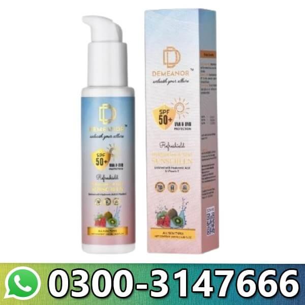  Demeanor Face Gel Sunscreen In Pakistan