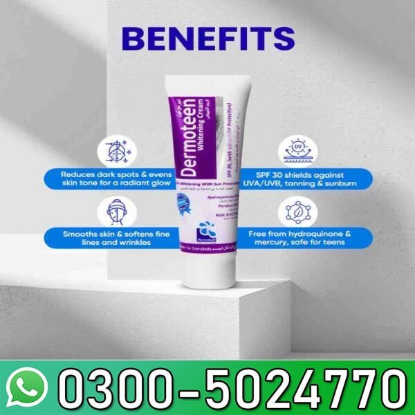 Dermoteen Whitening Cream Price In Pakistan