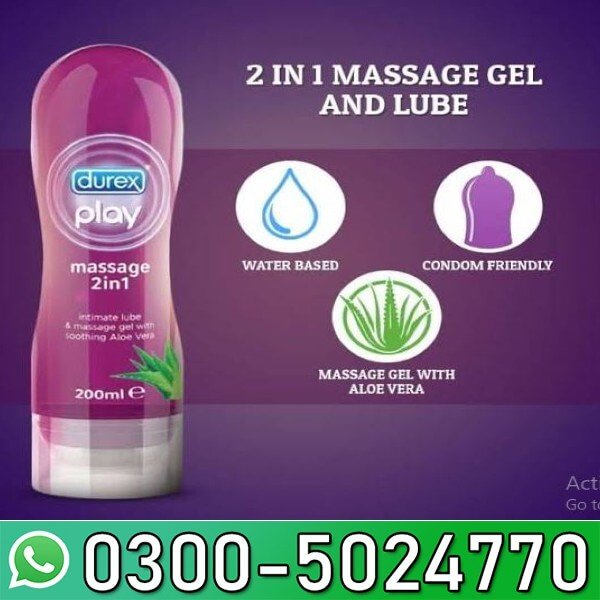 Durex Play Massage 2 In 1 Aloe Vera Gel - 200 Ml in Pakistan