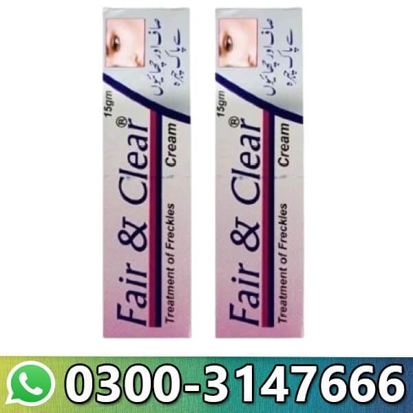  Fair Clear Cream In Pakistan