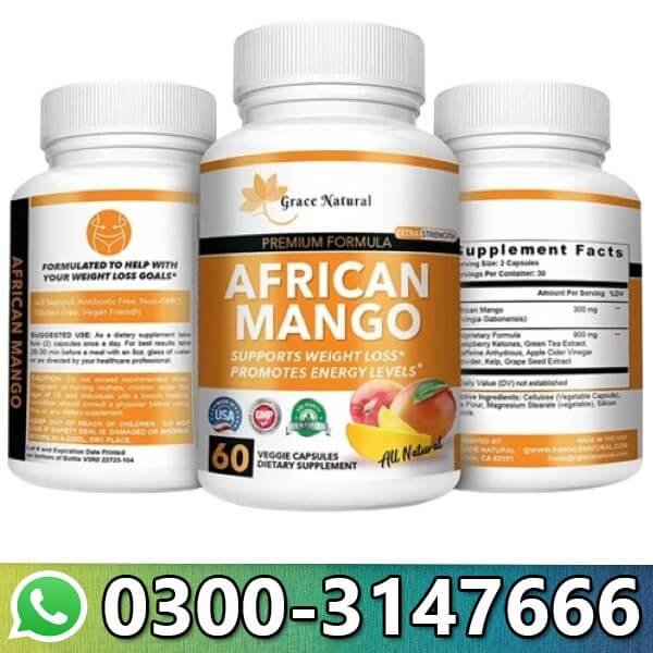  Grace Natural African Mango Weight Loss Capsule In Pakistan