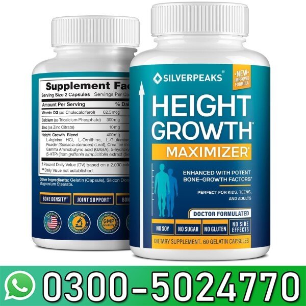 Height Growth Supplements In Pakistan