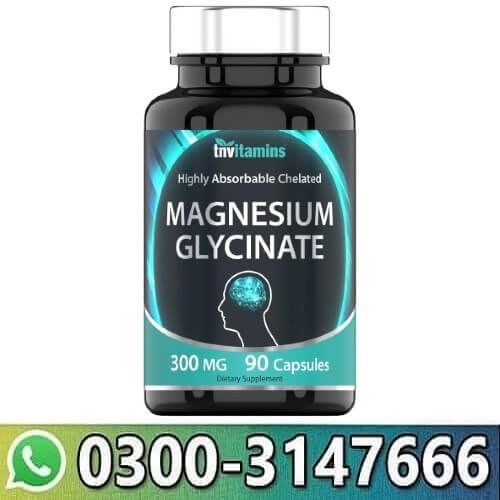  Mulittea Magnesium Glycinate Zinc Vitamin D3 B6 60 Capsules In Pakistan