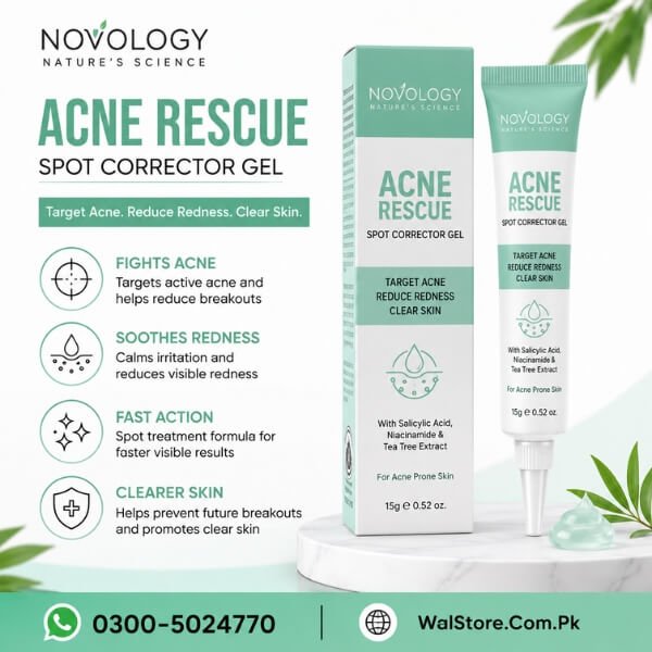 Novology Acne Rescue Spot Corrector Gel in Pakistan