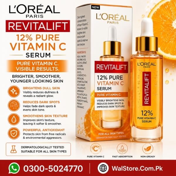 L'oreal Paris Revitalift 12% Pure Vitamin C Serum In Pakistan