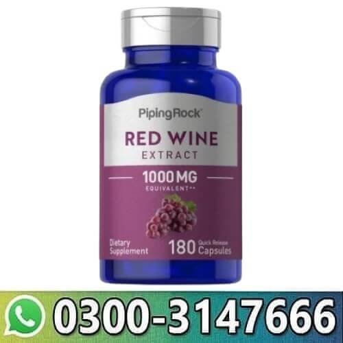  Piping Rock Red Wine Extract Capsules 1000mg In Pakistan