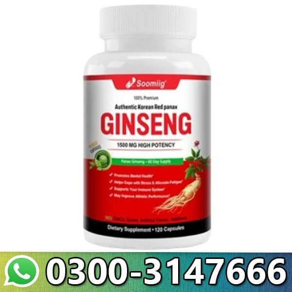  Soomiig Ginseng Extract Boosts Energy Capsules Price In Pakistan