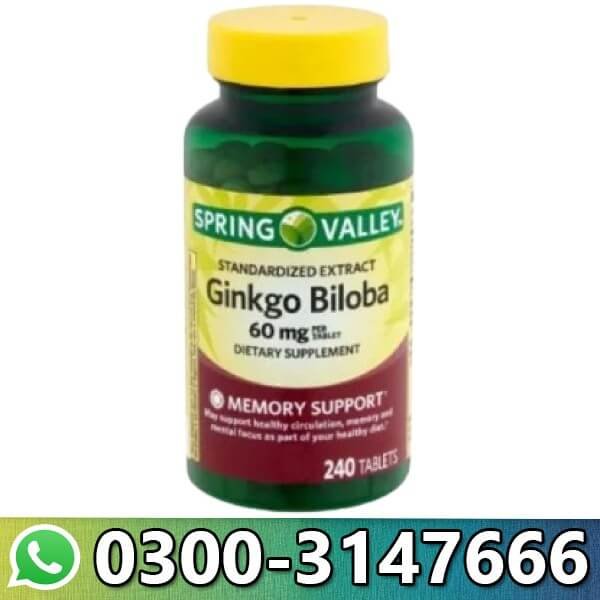  Spring Valley Ginkgo Biloba Extract In Pakistan