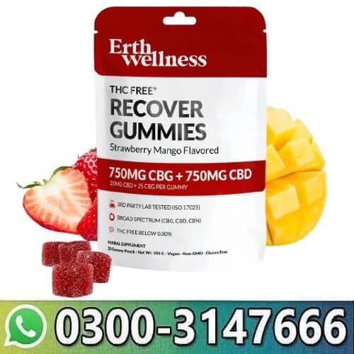 THC Free RECOVER Gummies Strawberry Mango Price In Pakistan