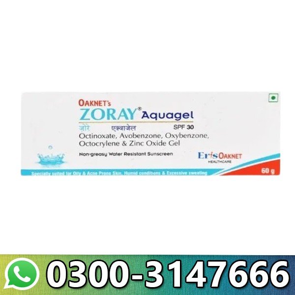  Zoray Aquagel Sunscreen SPF 30 In Pakistan