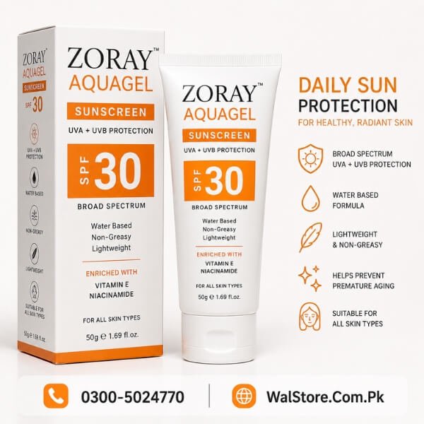 Zoray Aquagel Sunscreen SPF 30 In Pakistan