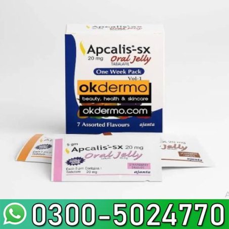Apcalis SX 20 mg Oral Jelly Tadalafil in Pakistan
