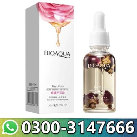 BIOAQUA Moisturizing Brightening Rose Serum Oil In Pakistan