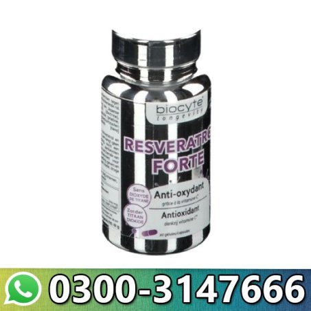 Biocyte Longevity Resveratrol Forte Powerful Antioxidant Support In Pakistan