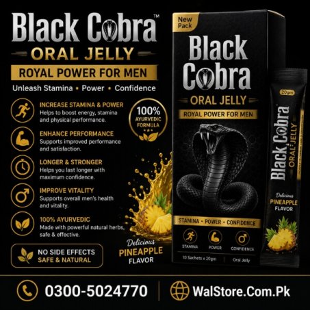 Black Cobra Oral Jelly in Pakistan