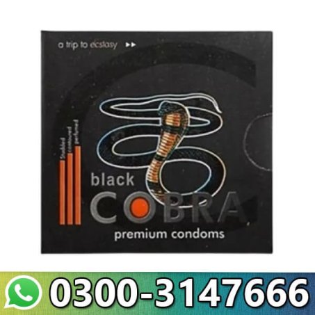 Black Cobra Premium Condoms In Pakistan