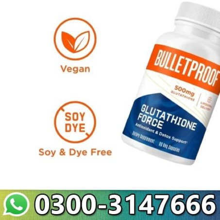 Bulletproof Glutathione Force Capsules In Pakistan