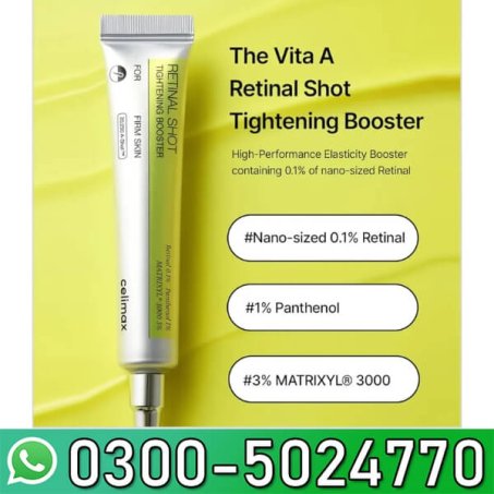 Celimax A Retinal Shot Tightening Face Booster In Pakistan