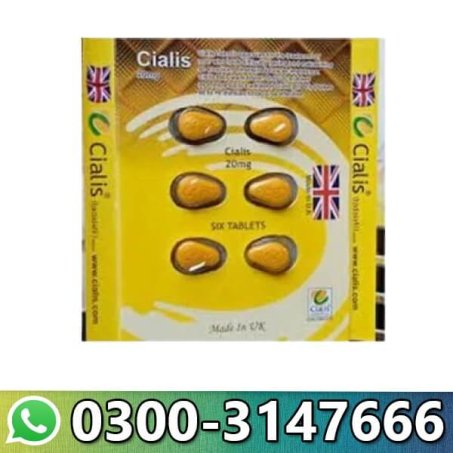 Cialis 20mg 6 Tablets Pack in Pakistan
