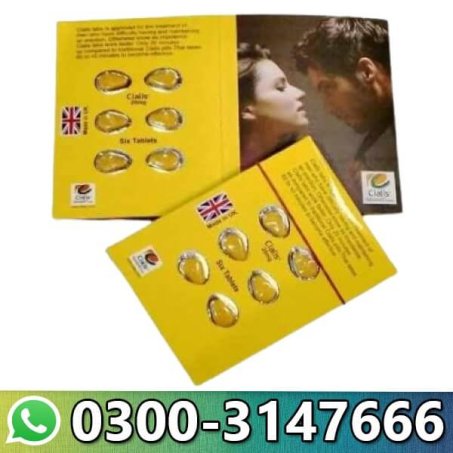 Cialis Pack of 6 Tablets in Pakistan