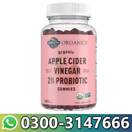 Curtin Life Organics Apple Cider Vinegar Probiotics Organic Gummies In Pakistan