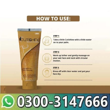 Cutishine Face Wash 70g In Pakistan
