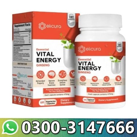 Elicura Vital Energy Capsule in Pakistan