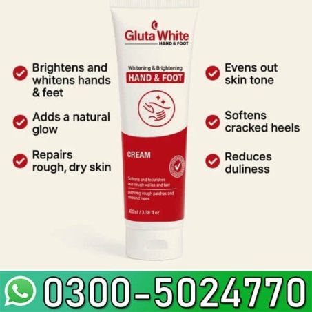 Gluta White Hand Foot Cream In Pakistan