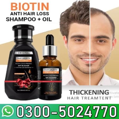 Hair Growth Essential Oil Biotin Cold-Pressed DHT Blocker in Pakistan