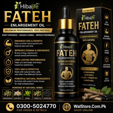 Hibalife Fateh Enlargement Oil in Pakistan