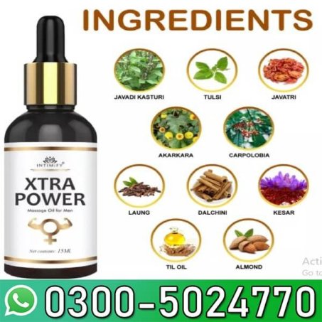 Intimify Xtra Power Massage Oil For Men Price in Pakistan