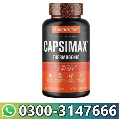 Jacked Factory Capsimax Thermogenic Capsules In Pakistan