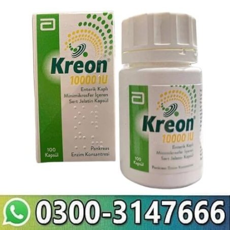 Kreon 10000 IU 100 Capsules In Pakistan